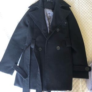 Black Pea Coat